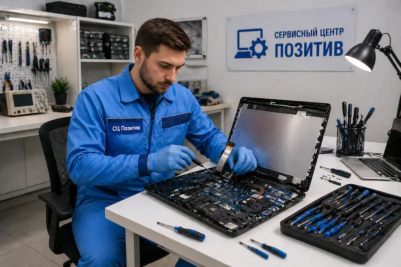 Замена шлейфа матрицы ноутбука в Красноармейске