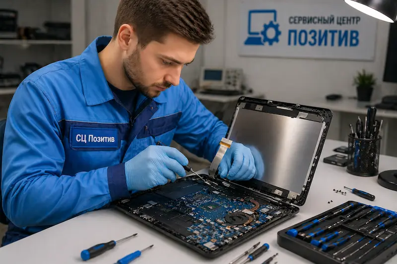 Ремонт шлейфа матрицы ноутбука в Красноармейске