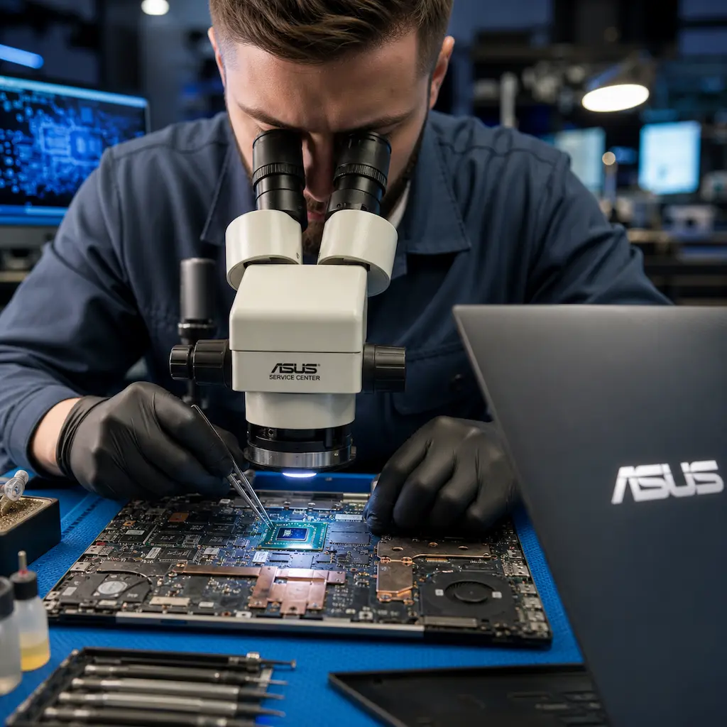 Замена видеокарты ноутбука Asus в Красноармейске