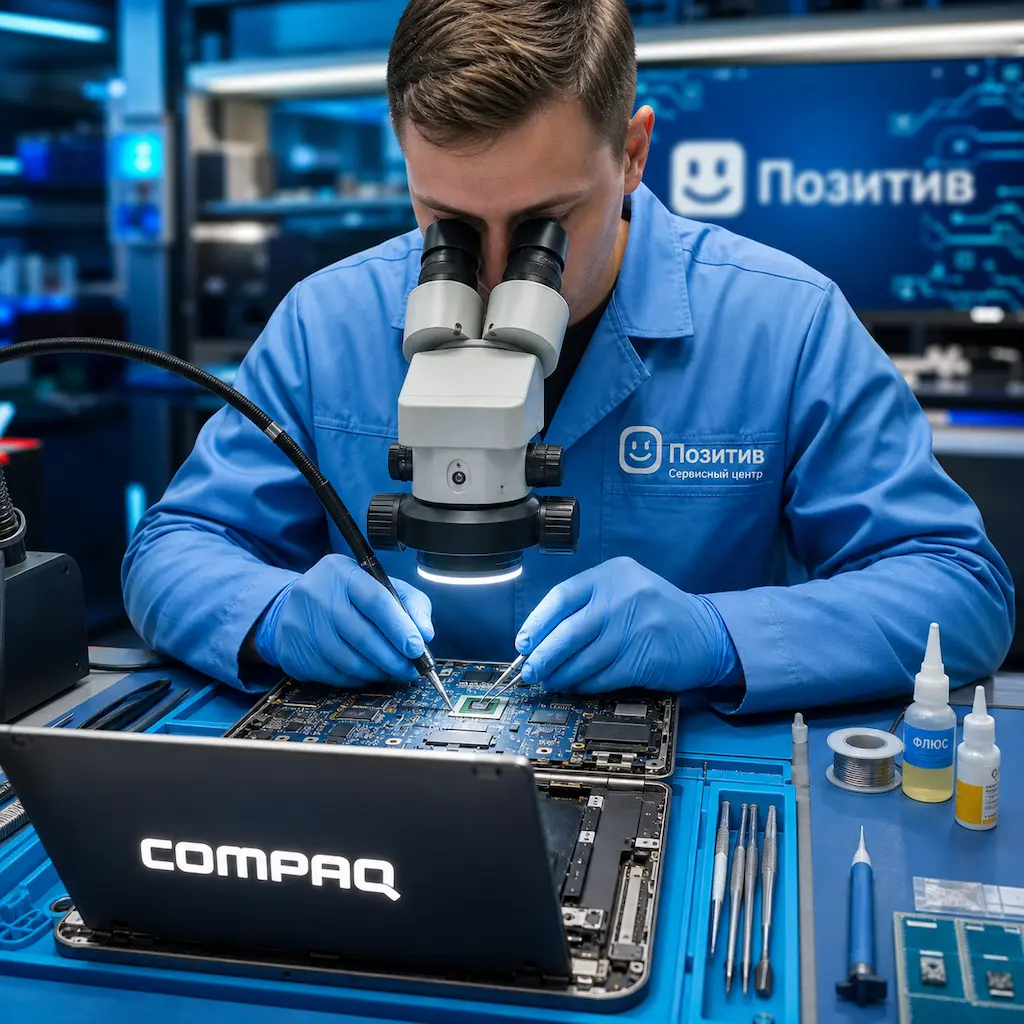 Замена видеокарты ноутбука Compaq в Красноармейске