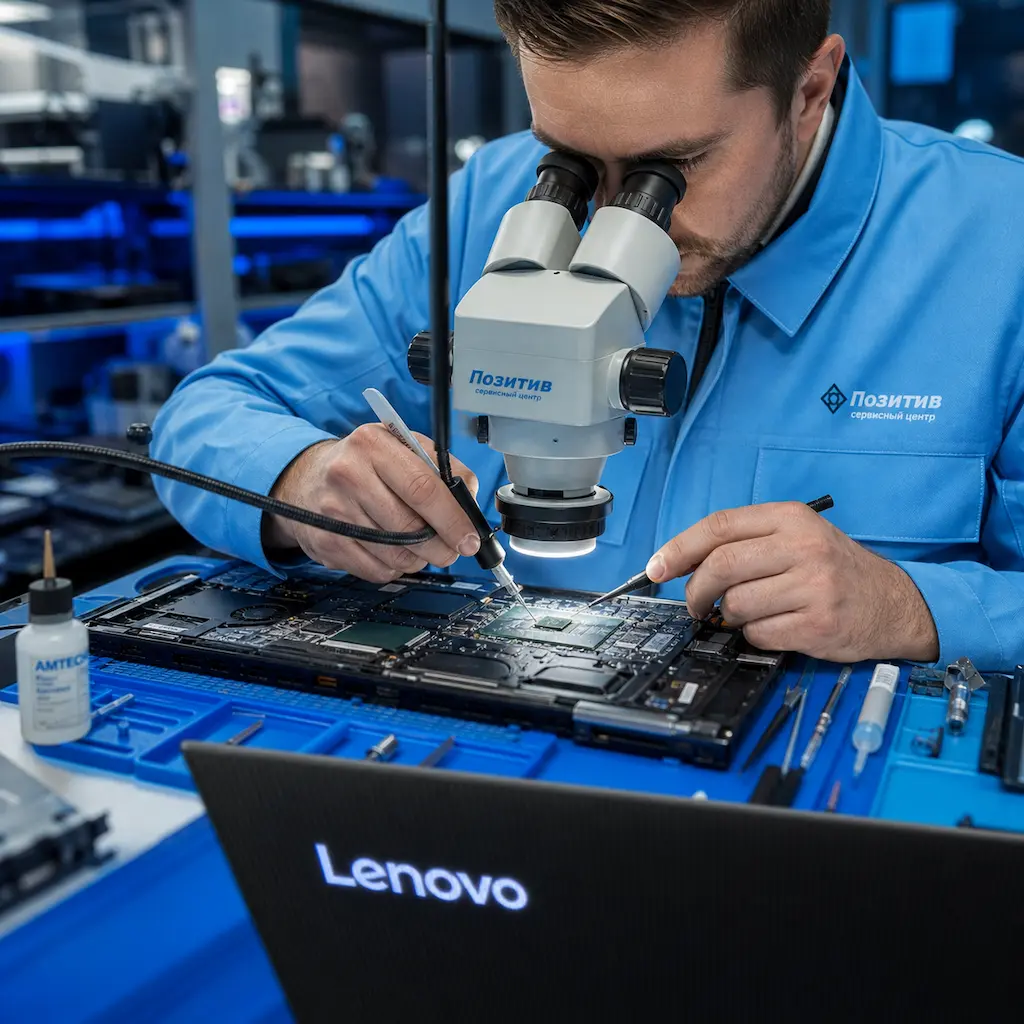 Замена видеокарты ноутбука Lenovo в Красноармейске