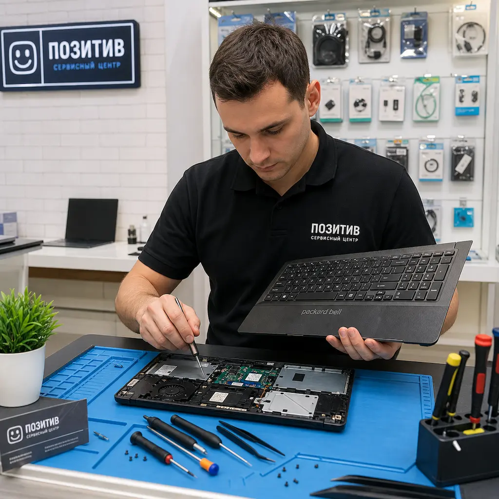 заменить клавиатуру на ноутбуке Packard Bell в Красноармейске