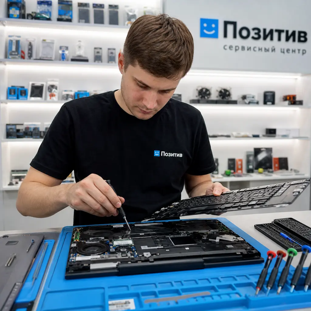 заменить клавиатуру на ноутбуке Samsung в Красноармейске