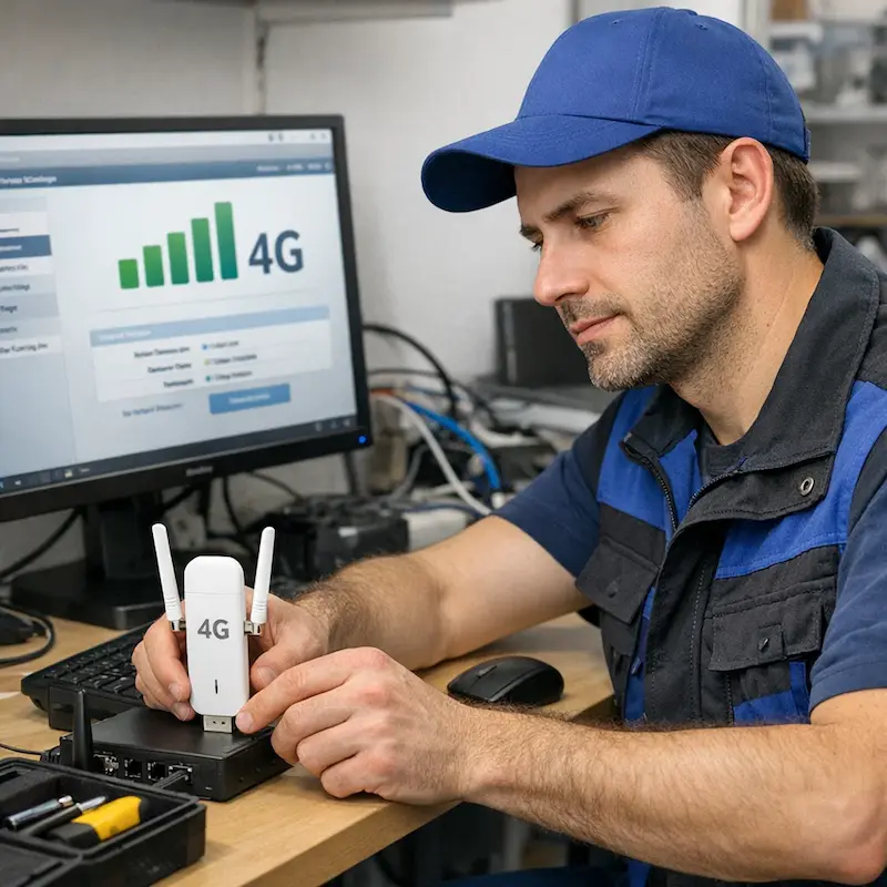 Настройка LTE модема в Красноармейске