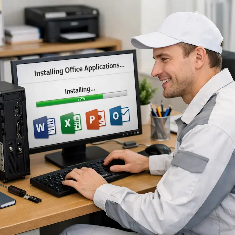 Установка и настройка программ на компьютере в Красноармейске