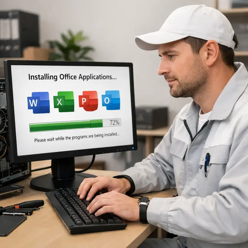 установка офисных программ на компьютер в Красноармейске