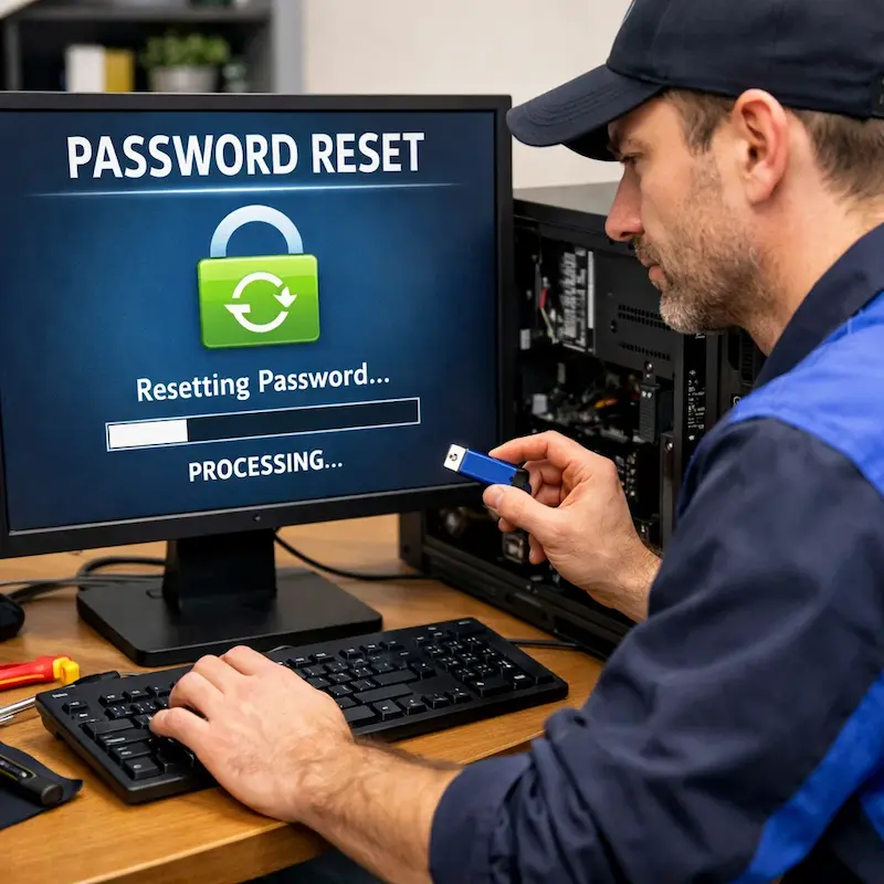 Удаление пароля на компьютере в Красноармейске