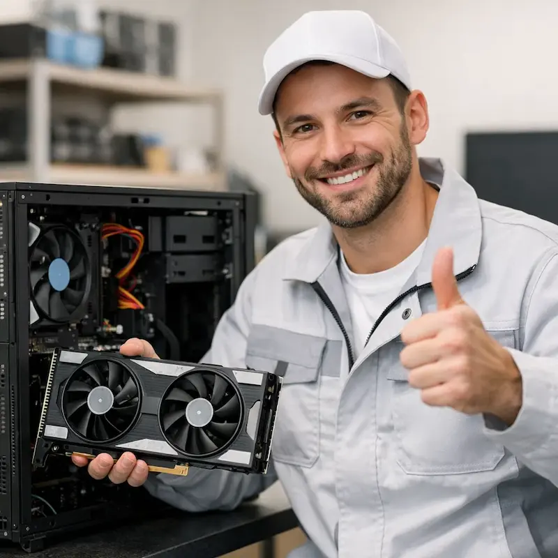 установка видеокарты на ПК в Красноармейске